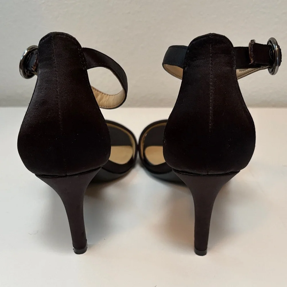 Naturalizer Black Ankle Strap Heels - Picture 5 of 8